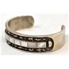 Image 1 : Zuni Sterling Mother of Pearl Cuff Bracelet