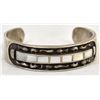 Image 2 : Zuni Sterling Mother of Pearl Cuff Bracelet