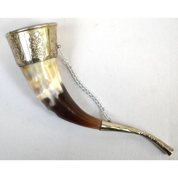 Viking Style Hanging Horn Drinking Cup