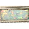 Image 3 : Navajo Sterling and Opal Cuff Bracelet
