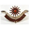 Image 2 : Zuni Sterling Needlepoint Coral Bracelet, Wallace