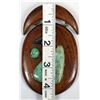 Image 6 : Vintage Turquoise and Variscite and Wood Pin