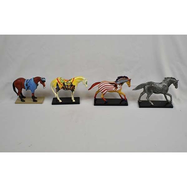 4 The Trail of Painted Ponies Figurines