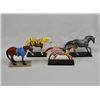 Image 2 : 4 The Trail of Painted Ponies Figurines