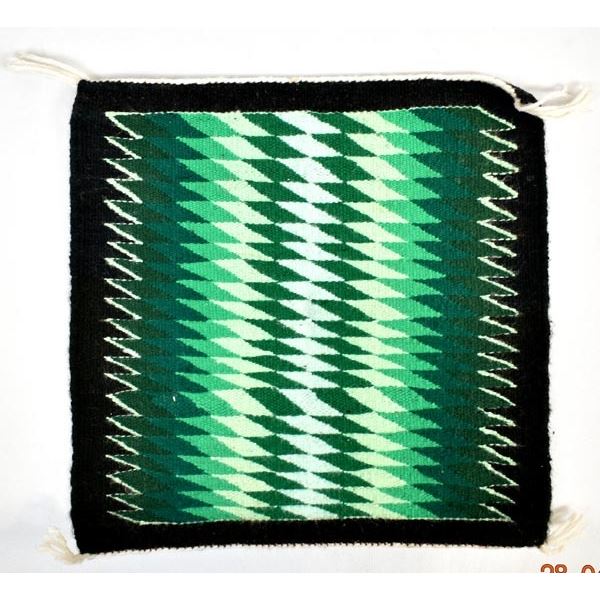Navajo Eye Dazzler Wool Textile Sampler Rug
