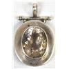 Image 1 : Sterling and Faceted Gemstone Pendant