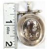 Image 7 : Sterling and Faceted Gemstone Pendant