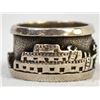 Image 1 : Navajo Incised Sterling Ring, Size 4