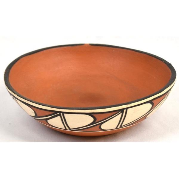 Vintage Santo Domingo Pottery Dough Bowl