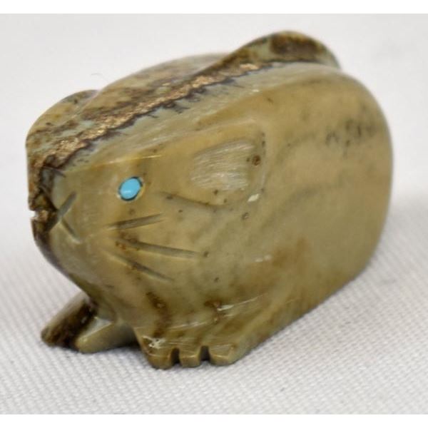 Zuni Picasso Marble Mouse Fetish by Tony Mackel