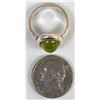Image 8 : Sterling & Peridot Ring, Size 9