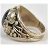 Image 5 : Navajo Sterling Hematite Ring, Size 13
