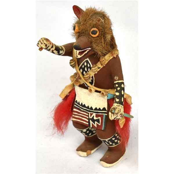 Vintage Native American Hopi Wolf Kachina