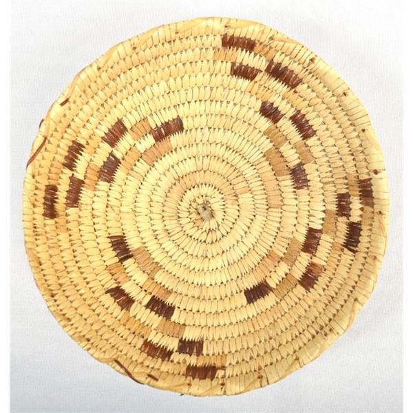 Native American Pima Coyote Track Basket
