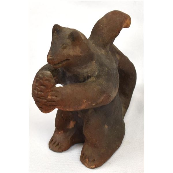 Native American Navajo Pottery Squirrel