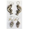 Image 1 : 2 Pairs of Fish Motif Earrings