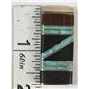 Image 6 : Navajo Sterling Inlay Money Clip by R. Chischilly