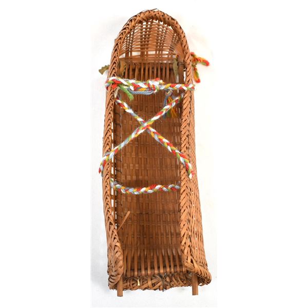 Native American Rivercane Doll Cradle Board