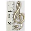 Image 5 : Vintage Danecraft Sterling G Clef Pin