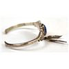 Image 8 : Navajo Sterling Lapis Cuff Bracelet