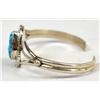Image 5 : Navajo Sterling Turquoise Cuff Bracelet