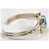 Image 8 : Navajo Sterling Turquoise Cuff Bracelet