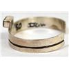 Image 5 : Navajo Sterling Inlay Cuff Bracelet