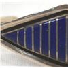 Image 3 : Zuni Sterling Inlay Lapis Bracelet by M. Luarkie