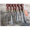 Image 1 : Lot of 6 MARPLES carving gouges-chisels
