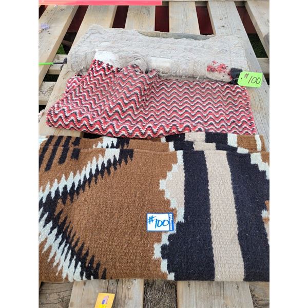 3- Saddle Blankets