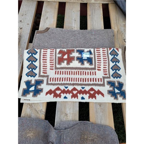 2- Saddle Blankets and Vacuum