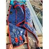 Image 1 : Quilted Horse Blanket and Hood. "Olympian by Silver Royal" (One Hole, No Visible Size)