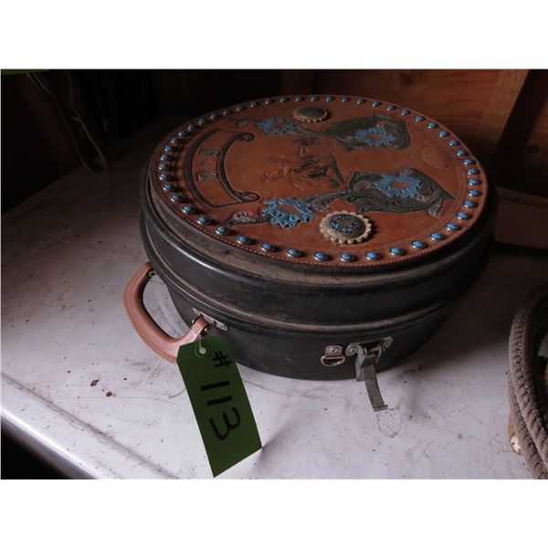 Rope Carrier made by Double J Saddlery in Texas, Calf Rope, Hoof Picks and Jerk Line