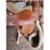 Image 1 : Circle Y Roping Saddle (15") c/w Cinches and Breast Collar