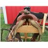Image 4 : Circle Y Roping Saddle (15") c/w Cinches and Breast Collar