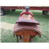 Image 6 : Circle Y Roping Saddle (15") c/w Cinches and Breast Collar
