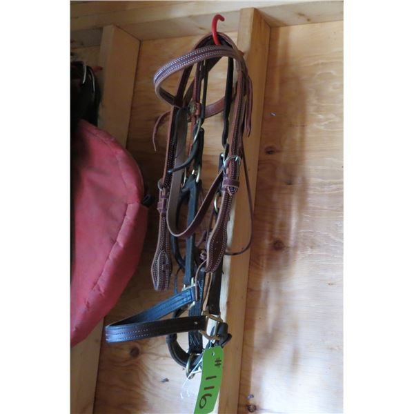 2- New Leather Headstalls, Leather Halter (Billy Cook Headstall)