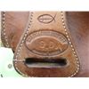 Image 3 : Tall Horse Roping Saddle (15"), Sheep Skin Cinches, Deep Stirrups and Breast Collar