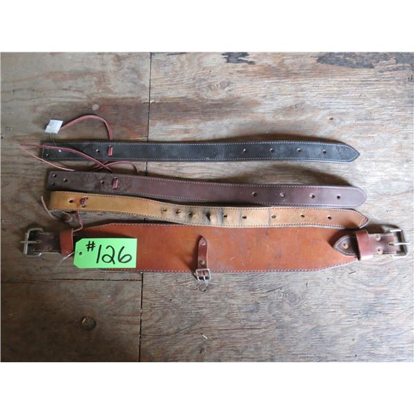 3- Leather Off Billets and Rear Cinch