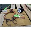 Image 1 : Curb Strap, 2- Pullers, 3- Rings, New Large Professional Choice Bell Boots, Latigo Broken Bridle and