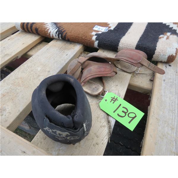 Classic Equine Skid Boots and X-Large Bell Boots