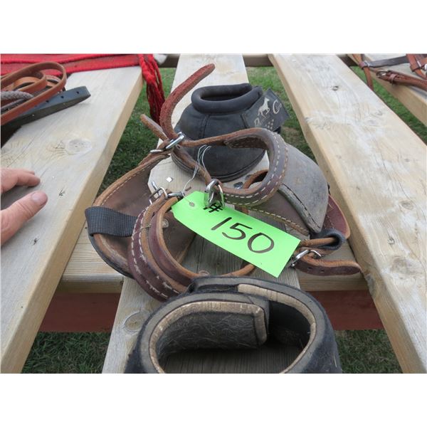 Skid Boots and 2- Mismatched Bell Boots