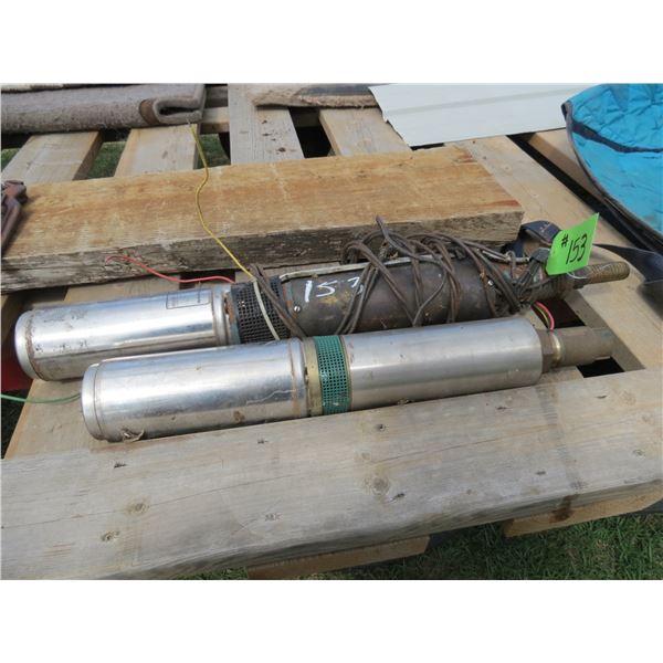 2- Submersible Pump's (One is Good)