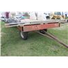Image 1 : 10' x 32' Triple Axle Hay Rack c/w Steel Frame