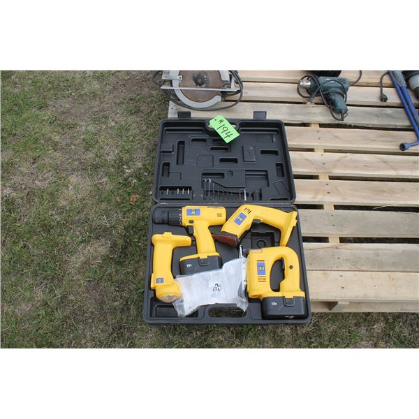 Powerfist Drill, Sander and Flashlight