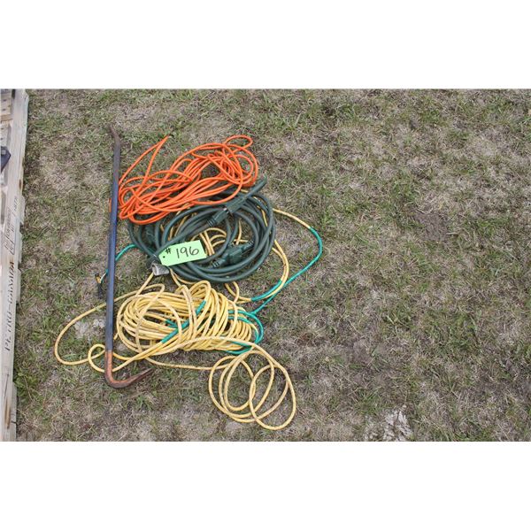 3- Ext. Cords and Crowbar