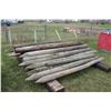 Image 1 : Approx. 27- Fence Posts and 4- RR Ties