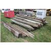 Image 2 : Approx. 27- Fence Posts and 4- RR Ties