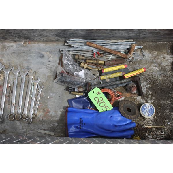 Rubber Gloves, Spikes and Grinding Discs