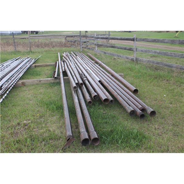 Approx. 17 Various Lengths of Heavy Drill Pipe